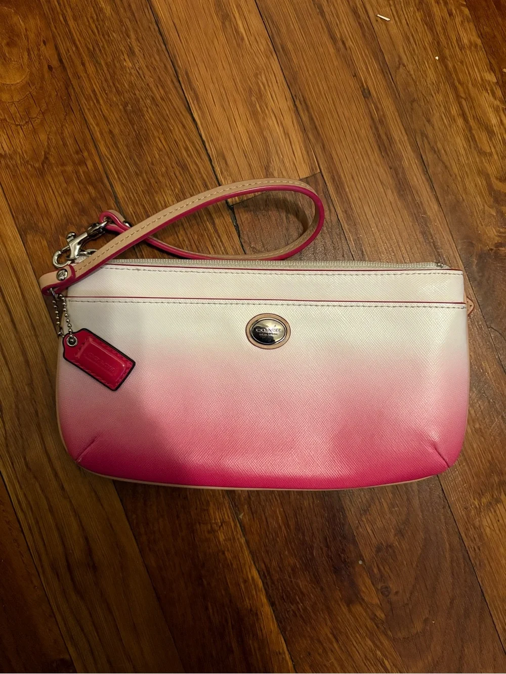 Coach Pink Ombre Wristlet